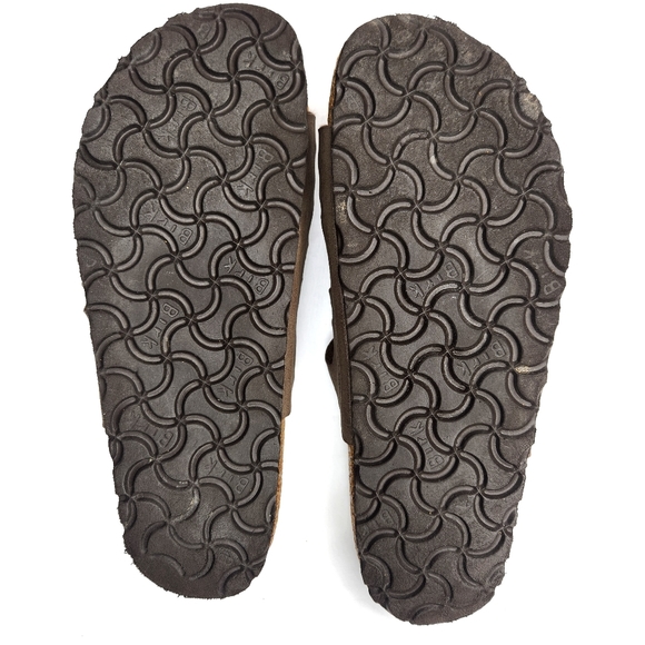 Birkenstock Granada Brown Leather Sandal Womans 5-5.5 - Picture 5 of 5